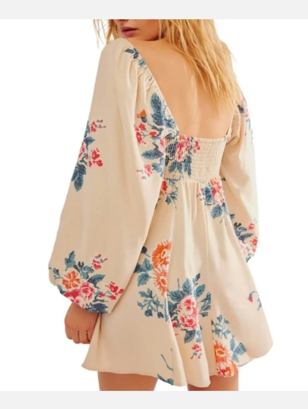 Free People Francesca Floral Mini Dress